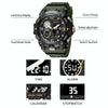 SMAEL 8055 Large Dial Sports Outdoor Waterproof Luminous Multifunctional Electronic Watch(Black Gold)