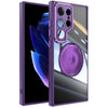 For Samsung Galaxy S25 Ultra 5G 360 Holder MagSafe Acrylic Hybrid TPU Phone Case(Purple)
