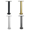 LH-TJ003 Adjustable Stainless Steel Round Tube Furniture Legs, Height: 13cm(Brushed Gold)