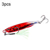 3 PCS PROBEROS LF103 Simulation Metal Sea Fishing Bait, Specification: 20g(E With Hook)