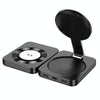 hoco CQ11 Ingenious 3 in 1 Folding Magnetic Wireless Charging(Black)