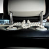 Stainless Steel Pearl Multifunctional Car Seat Back Hook(Fish Pearl)