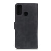 For Alcatel 3X 2020 KHAZNEH Retro Texture PU + TPU Horizontal Flip Leather Case with Holder & Card Slots & Wallet(Black)