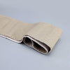 Car Universal Genuine Leather Hand-stitched Steering Wheel Cover(Beige)