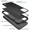 For Asus ROG Phone 5 IMAK LX-5 Series PC + TPU Protective Case with Screen Protector(Cross Texture)