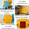 Escape Crab Automatic Obstacle Avoidance Light Music Electric Induction Crawling Toy(Orange Battery Model)