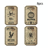 8pcs /Set Halloween Wine Labels Stickers Party Supplies Funny Wine Gift