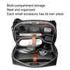 Cwatcun D123 Medium Multifunctional Photography Storage Pack Data Camera Digital Bag(Black)