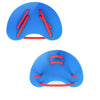 Swimming Webbed Adult Children Freestyle Stroke Swimming Equipment, Size:M(Blue)
