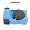 For Sony ILCE-6700 / A6700 Glossy Soft Silicone Protective Case(Blue)