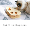 Wooden Cat Toy with Hairy Mice, Cloud Design