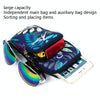 2 PCS B026 Running Mobile Phone Arm Bag Sports Yoga Mobile Phone Bag, Specification Large (Leaves Orange)