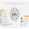 EX16 1.12 Inch FSTN LCD Full Angle Screen Display Sport Smart Watch, IP67 Waterproof, Support Pedometer / Stopwatch / Alarm / Notification Remind / Call Notify / Camera Remote Control / Calories Burned, Compatible with Android and iOS Phones(Blue)