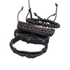 TZ486 Personality Retro Woven Leather DIY Combination Bracelet(4 In 1)