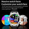 LC19 1.53 inch 2 in 1 Bluetooth Earphone IP67 Waterproof Smart Watch, Support Sleep Monitoring(Black Silver)