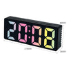 3806C LED Electronic Home Living Room Desktop Clock Perpetual Calendar Digital Tabletop Clock
