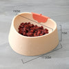 Green Strawberry Cat Bowl - Anti-Slip, Food-Safe PP