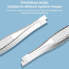 A205 Stainless Steel Eyebrow Clip Suit Flat Bevel Eyebrow Clamp Tweezers