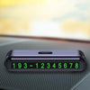 2 PCS One-Click Automatic Hiding Temporary Parking Signs For Cars(Black - Green Numbers)