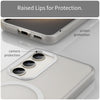 For Samsung Galaxy S23 5G MagSafe Frosted Translucent TPU + PC Full Coverage Phone Case(White)
