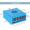 RELIFE RL-304R 5-Port 260W GaN Smart USB Fast Charger With 15W Wireless Chargind LCD Display(EU Plug)