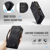 For Samsung Galaxy S25+ 5G CaseMe 008 Detachable Multifunctional Leather Phone Case(Black)