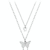 Ladies Light Luxury Bowknot Necklace Clavicle Chain, Specification:XL1108
