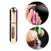 Portable Mini Aluminum Refillable Perfume Bottle Spray Empty Cosmetic Containers Atomizer, Capacity:5ml(Bright Gold)