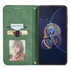 For Asus Zenfone 8 Flip Retro Skin Feel Business Magnetic Horizontal Flip Leather Case with Holder & Card Slots & Wallet & Photo Frame(Green)