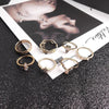 17pcs/set Bohemian Alloy Ring With Diamonds(SKU4832)