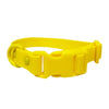 Waterproof Dog Collar M, Yellow, Adjustable, 25-36cm