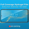 For Xiaomi Redmi Note10 Pro / K40 Gaming 2 PCS IMAK Curved Full Screen Hydrogel Film Front Protector