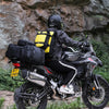 Rhinowalk Multi-Function Motorcycle Rear Seat Bag Combination Rear Shelf Pannier, Colour: Black 10L