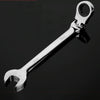 Combination Ratchet Wrench with Flexible Head Dual-purpose Ratchet Tool, Specification: 23mm