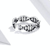 S925 Sterling Silver Ring Vintage Open Ring DNA Shape Ring