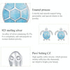 S925 Sterling Silver Blue Turtle Women Earrings