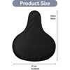 2pcs Bicycle Saddle Waterproof Dustproof Sun Protection Cover(Universal Size)