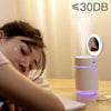 K005 Portable Hydrating LED Fill Light Makeup Mirror USB Mini Humidifier(White)