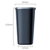 Simple Car Trash Can Automobile Storage Bin With Trash Bag(Black)
