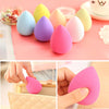 Great Beauty Facial Makeup Water-drop Sponge Blending Foundation Smooth Sponge Cleansing Cosmetic Cotton Pads,Default Random Color Delivery