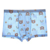 Boys Boxer Briefs Modal Summer Thin Short Pants, Size: XXXXL(Blue Bears)