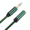 0.5m AUX 3.5mm Male to 3.5mm Female Cable Audio Cable(Green)