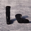 3 Pairs 1:12 Dollhouse Doll House Simulation Model mini Accessories Plastic Long Tube Rain Boots(Black)