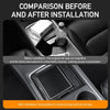 For Tesla Model Y / 3 Car Central Control Front PVC Transparent Storage Box