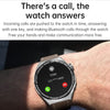 HDT 3 Max 1.6 inch Silicone Band IP67 Waterproof Smart Watch Support Bluetooth Call / NFC(Black)