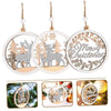 Christmas Party Decoration Wooden Pendants(2)