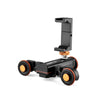 YELANGU L4X Camera Wheel Dolly + PC141 Phone Clamp with Remote, Load: 3kg