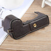 For FUJIFILM X-S20 Buffalo Texture PU Leather Camera Half Case Base(Dark Coffee)