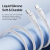 DUZZONA A10 PD20W 480Mbps Type-C to 8 Pin Fast Charging Cable, Length:1m(White)