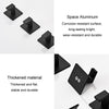 Thickened Solid Hooks Toilet Clothes Hooks Aluminum Free Perforation Wall Clothes Hat Hanger, Model Number: 9524